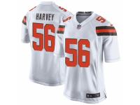 Willie Harvey Men's Cleveland Browns Nike Jersey - Game White
