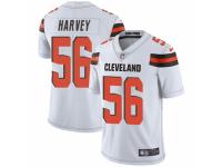 Willie Harvey Men's Cleveland Browns Nike Vapor Untouchable Jersey - Limited White