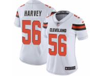 Willie Harvey Women's Cleveland Browns Nike Vapor Untouchable Jersey - Limited White