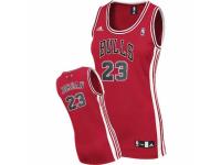 Women Adidas Chicago Bulls #23 Michael Jordan Swingman Red Road NBA Jersey