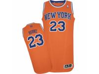 Women Adidas New York Knicks #23 Trey Burke Orange Alternate NBA Jersey