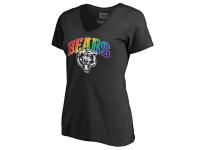 Women Chicago Bears NFL Pro Line by Fanatics Branded Pride Black T-Shirt