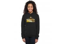 Women Denver Nuggets Gold Collection Pullover Hoodie Black