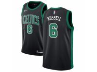 Women Nike Boston Celtics #6 Bill Russell  Black NBA Jersey - Statement Edition