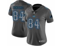 Women Nike Carolina Panthers #84 Ed Dickson Gray Static Vapor Untouchable Game NFL Jersey