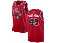 Women Nike Chicago Bulls #45 Denzel Valentine  Red Road NBA Jersey - Icon Edition