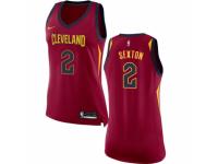 Women Nike Cleveland Cavaliers #2 Collin Sexton Maroon NBA Jersey - Icon Edition