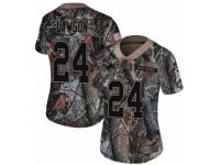 Women Nike Detroit Lions #24 Nevin Lawson Limited Camo Rush Realtree NFL Jersey