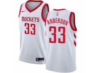 Women Nike Houston Rockets #33 Ryan Anderson White Home NBA Jersey - Association Edition