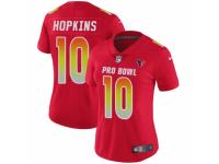 Women Nike Houston Texans #10 DeAndre Hopkins Limited Red AFC 2019 Pro Bowl NFL Jersey