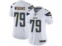 Women Nike Los Angeles Chargers #79 Kenny Wiggins White Vapor Untouchable Limited Player NFL Jersey