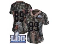Women Nike Los Angeles Rams #89 Tyler Higbee Camo Rush Realtree Limited Super Bowl LIII Bound NFL Jersey