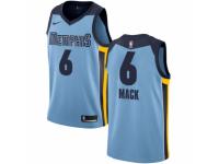 Women Nike Memphis Grizzlies #6 Shelvin Mack Light Blue NBA Jersey Statement Edition