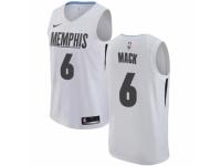 Women Nike Memphis Grizzlies #6 Shelvin Mack  White NBA Jersey - City Edition