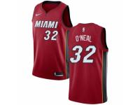 Women Nike Miami Heat #32 Shaquille ONeal Red NBA Jersey Statement Edition