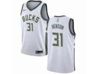 Women Nike Milwaukee Bucks #31 John Henson White Home NBA Jersey - Association Edition