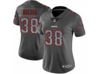Women Nike New England Patriots #38 Brandon Bolden Gray Static Vapor Untouchable Game NFL Jersey