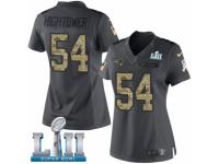 Women Nike New England Patriots #54 Donta Hightower Limited Black 2016 Salute to Service Super Bowl LII NFL Jersey