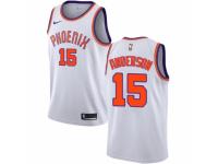 Women Nike Phoenix Suns #15 Ryan Anderson White NBA Jersey - Association Edition