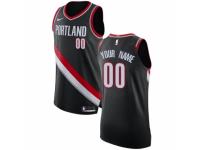 Women Nike Portland Trail Blazers Customized Black Road NBA Jersey - Icon Edition