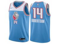 Women Nike Sacramento Kings #14 Oscar Robertson  Blue NBA Jersey - City Edition