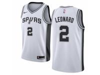 Women Nike San Antonio Spurs #2 Kawhi Leonard White Home NBA Jersey - Association Edition