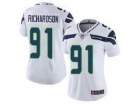 Women Nike Seattle Seahawks #91 Sheldon Richardson White Vapor Untouchable Limited Player NFL Jersey