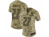 Women Nike Tampa Bay Buccaneers #27 Ronald Jones II Limited Camo 2018 Salute to Service NFL Jersey