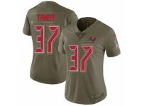 Women Nike Tampa Bay Buccaneers #37 Keith Tandy Limited Olive 2017 Salute to Service NFL Jersey