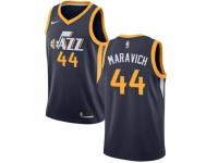 Women Nike Utah Jazz #44 Pete Maravich  Navy Blue Road NBA Jersey - Icon Edition
