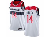 Women Nike Washington Wizards #14 Jason Smith White Home NBA Jersey - Association Edition
