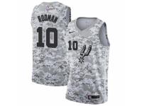 Women San Antonio Spurs #10 Dennis Rodman White  Jersey - Earned Edition