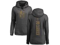 Women's Adidas NHL Vegas Golden Knights #28 William Carrier One Color Backer Charcoal Pullover Hoodie Adidas