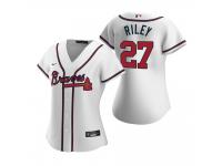 Women's Atlanta Braves Austin Riley Nike White 2020 Home Jersey
