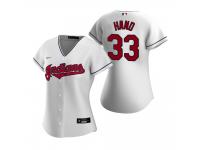 Women's Cleveland Indians Brad Hand Nike White 2020 Home Jersey