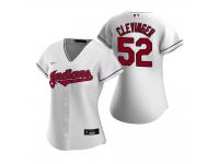 Women's Cleveland Indians Mike Clevinger Nike White 2020 Home Jersey