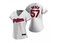 Women's Cleveland Indians Shane Bieber Nike White 2020 Home Jersey