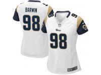 Women's Game Connor Barwin #98 Nike White Road Jersey - NFL Los Angeles Rams