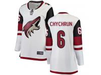Women's Jakob Chychrun Breakaway White Away NHL Jersey Arizona Coyotes #6