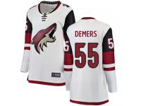 Women's Jason Demers Breakaway White Away NHL Jersey Arizona Coyotes #55