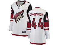 Women's Kevin Connauton Breakaway White Away NHL Jersey Arizona Coyotes #44