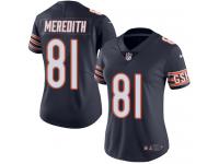 Women's Limited Cameron Meredith #81 Nike Navy Blue Home Jersey - NFL Chicago Bears Vapor Untouchable
