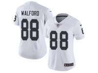 Women's Limited Clive Walford #88 Nike White Road Jersey - NFL Oakland Raiders Vapor Untouchable