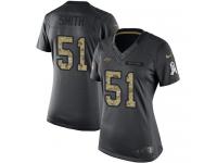 Women's Limited Daryl Smith #51 Nike Black Jersey - NFL Tampa Bay Buccaneers 2016 Salute to Service