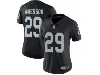 Women's Limited David Amerson #29 Nike Black Home Jersey - NFL Oakland Raiders Vapor Untouchable