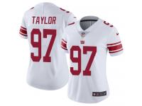 Women's Limited Devin Taylor #97 Nike White Road Jersey - NFL New York Giants Vapor Untouchable