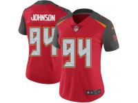 Women's Limited George Johnson #94 Nike Red Home Jersey - NFL Tampa Bay Buccaneers Vapor