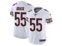 Women's Limited Hroniss Grasu #55 Nike White Road Jersey - NFL Chicago Bears Vapor Untouchable