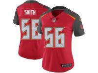 Women's Limited Jacquies Smith #56 Nike Red Home Jersey - NFL Tampa Bay Buccaneers Vapor Untouchable