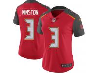 Women's Limited Jameis Winston #3 Nike Red Home Jersey - NFL Tampa Bay Buccaneers Vapor Untouchable